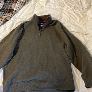 Large Brown Orvis Quarter Zip